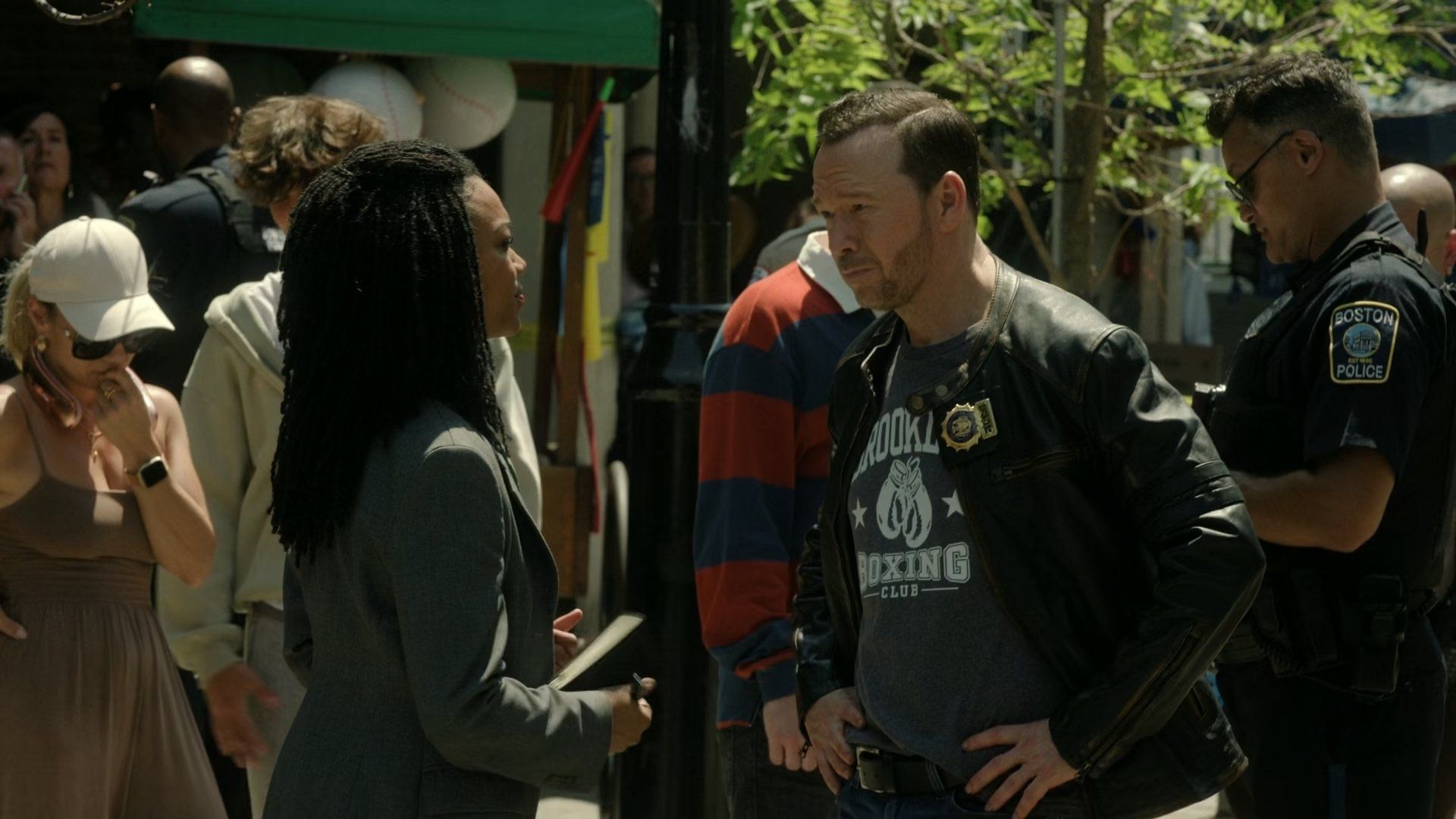 Boston Blue background