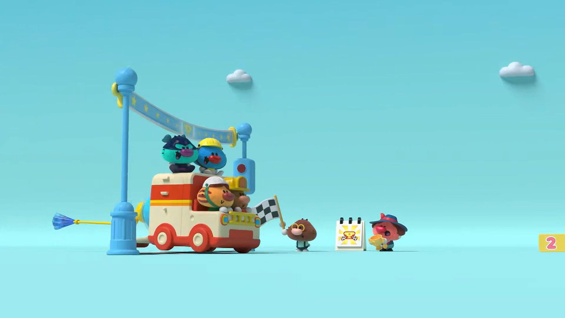 The New Adventures of Oggy background