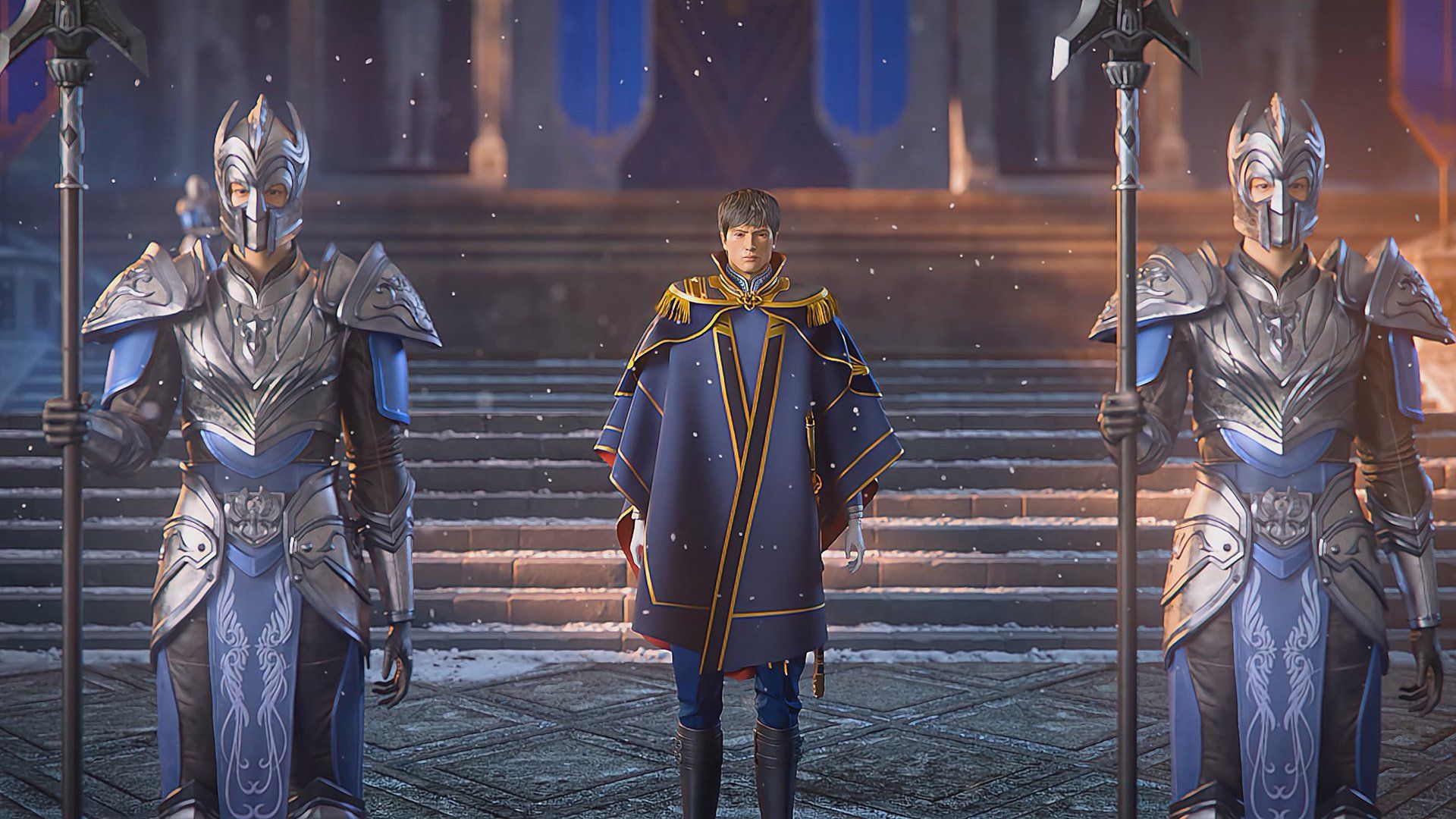 Purple River background