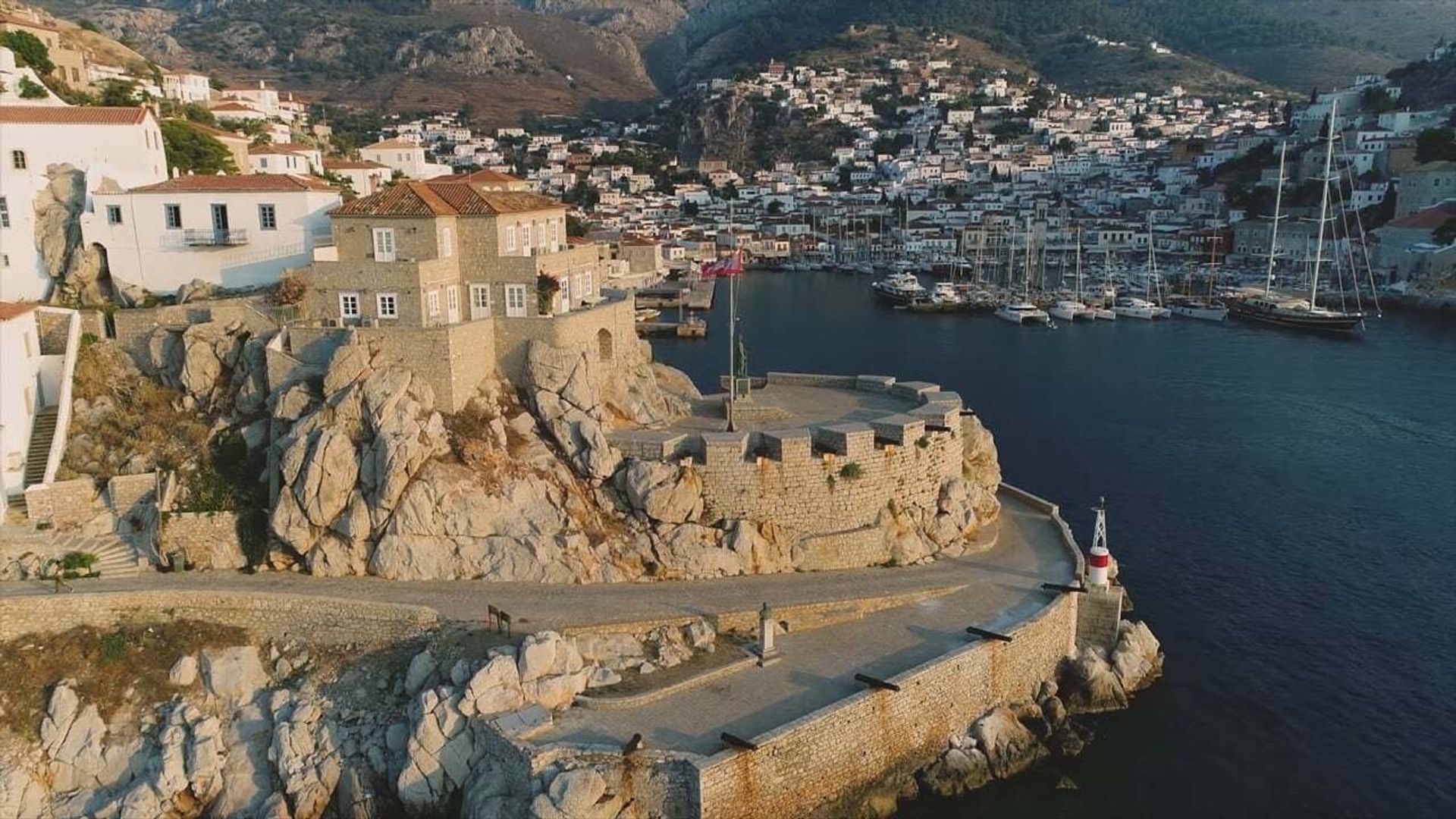 Peter Andre's Greek Odyssey background