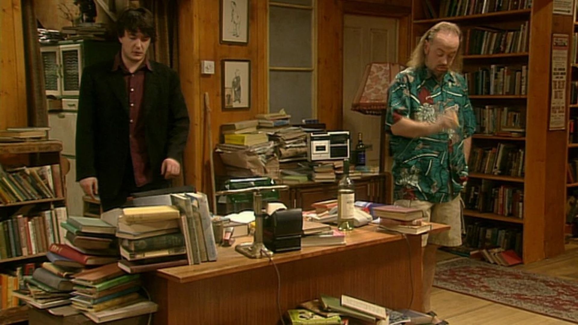 Black Books background