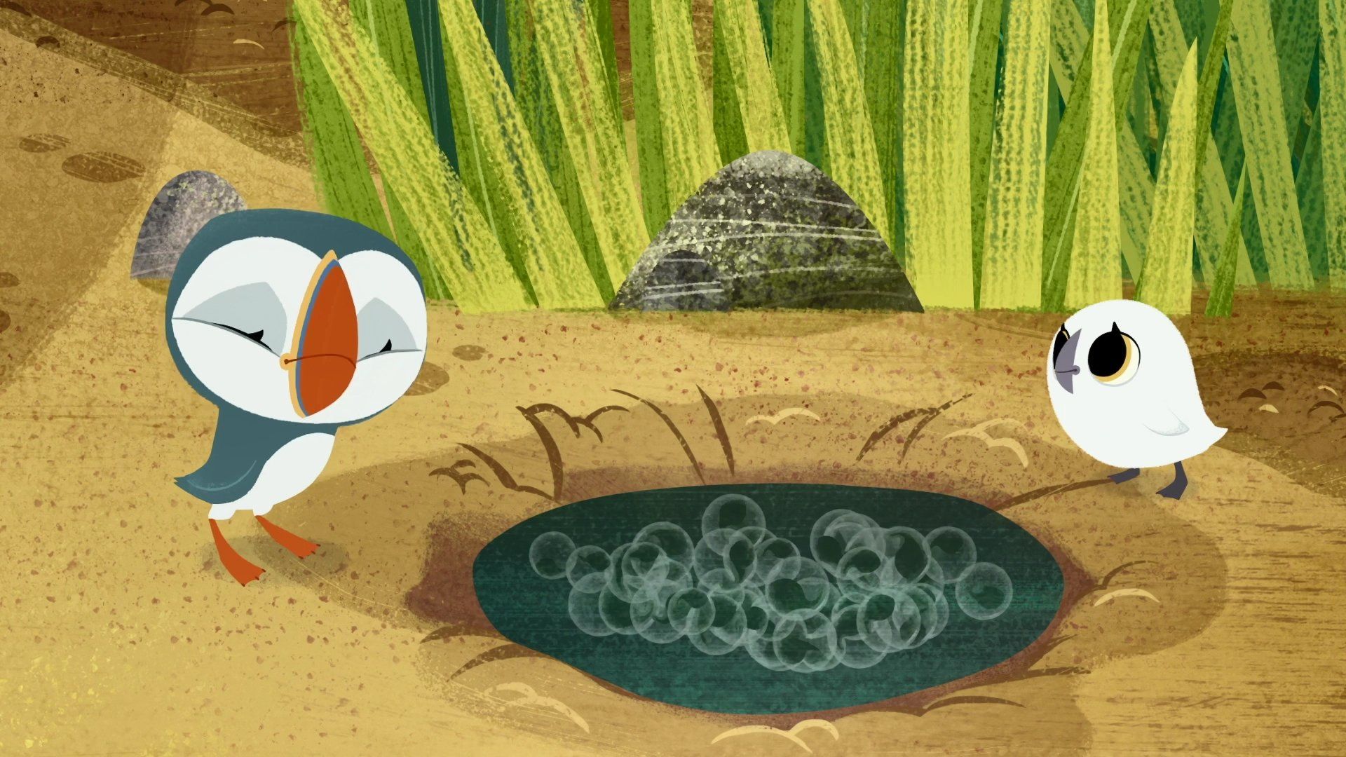 Puffin Rock background