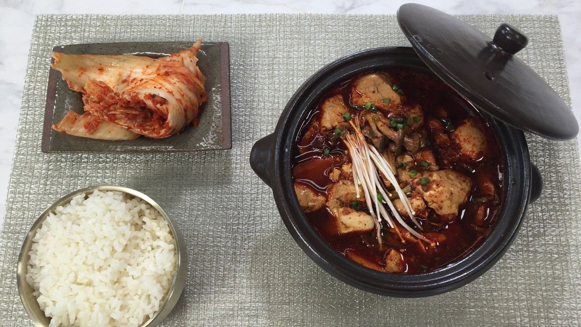 John Torode's Korean Food Tour background