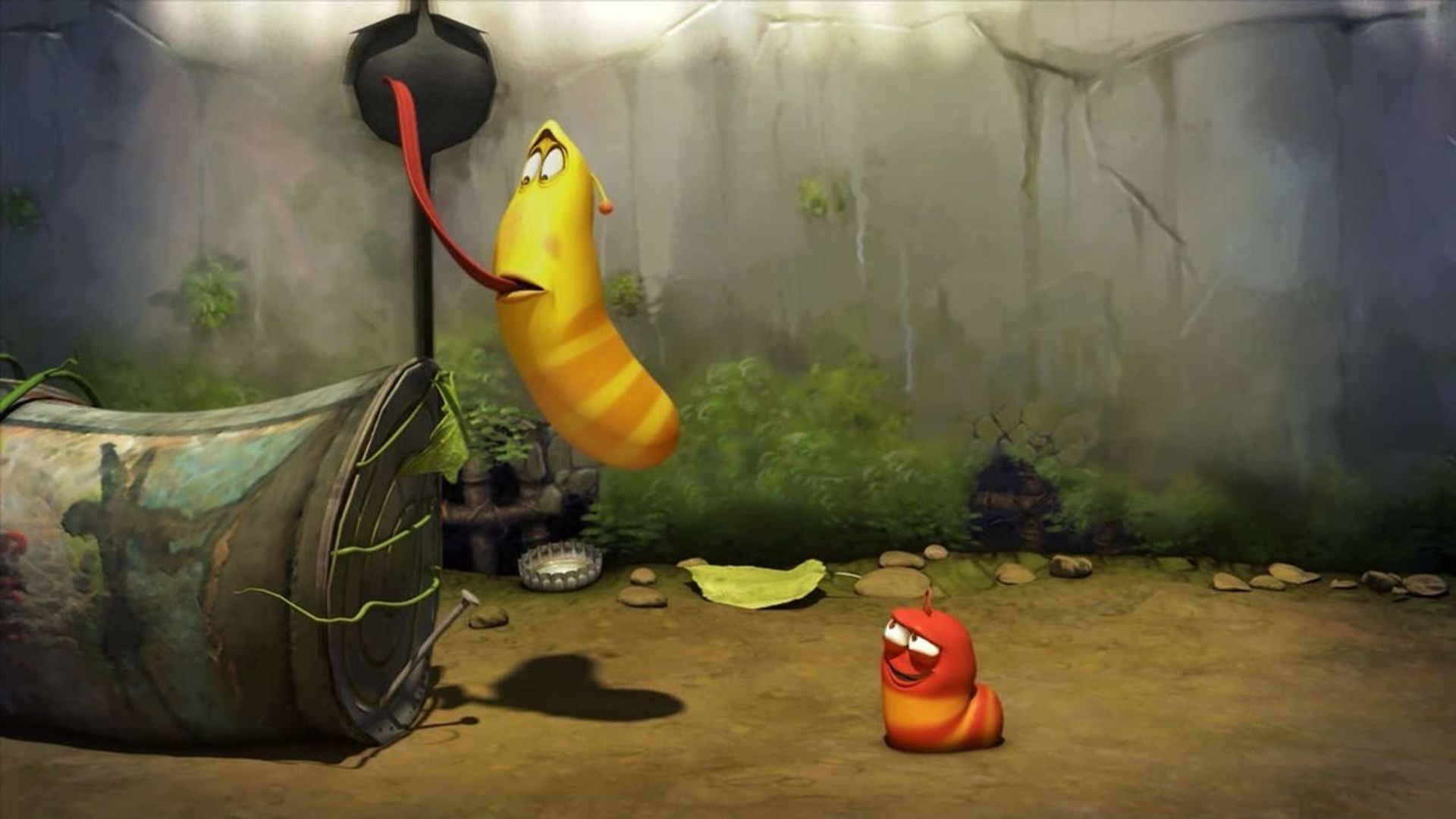 Larva background