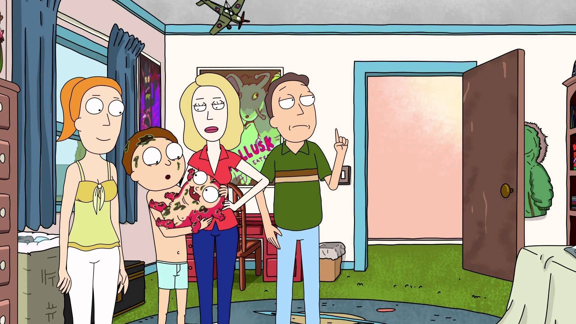 Rick and Morty background
