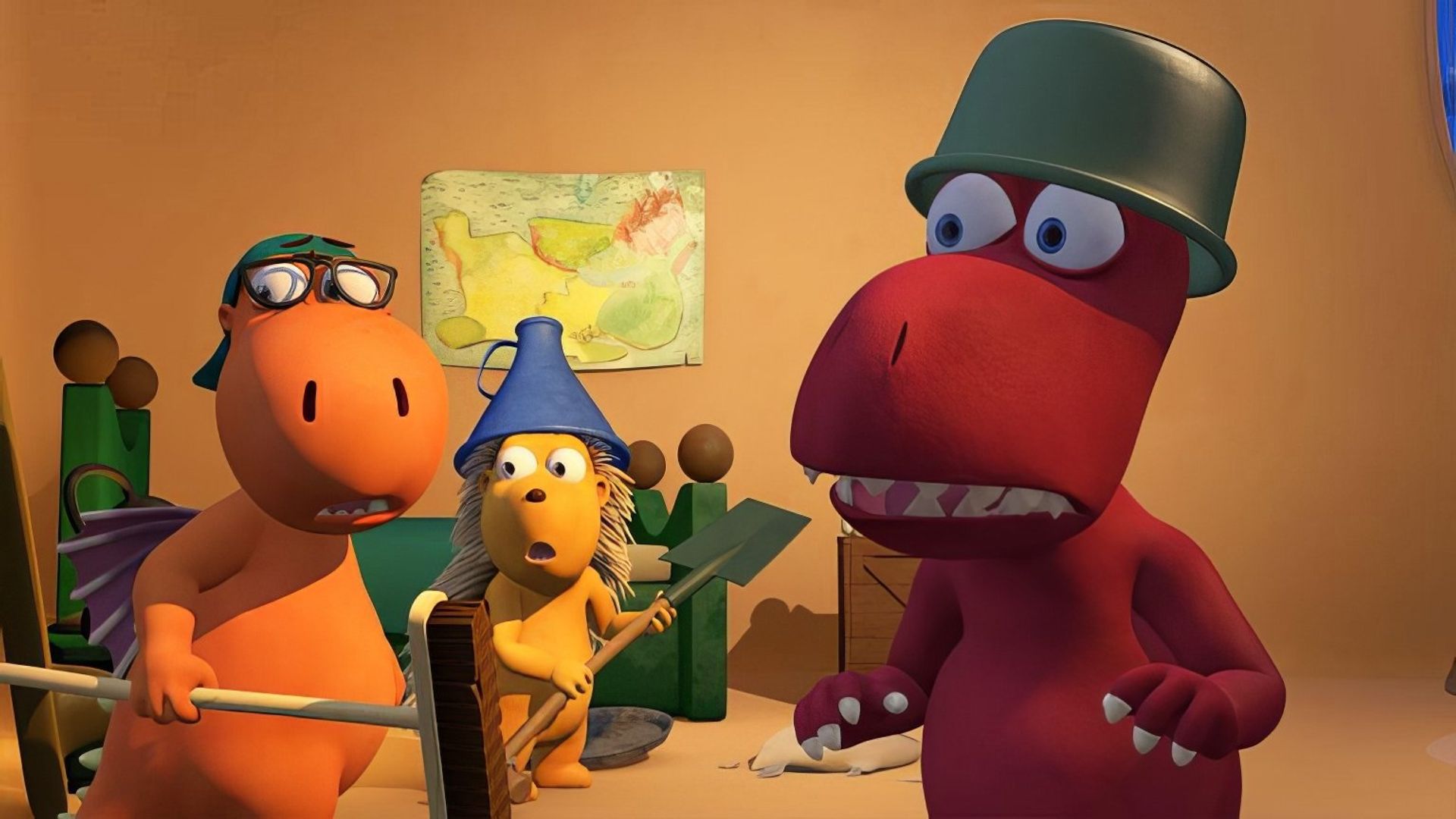 Der kleine Drache Kokosnuss background