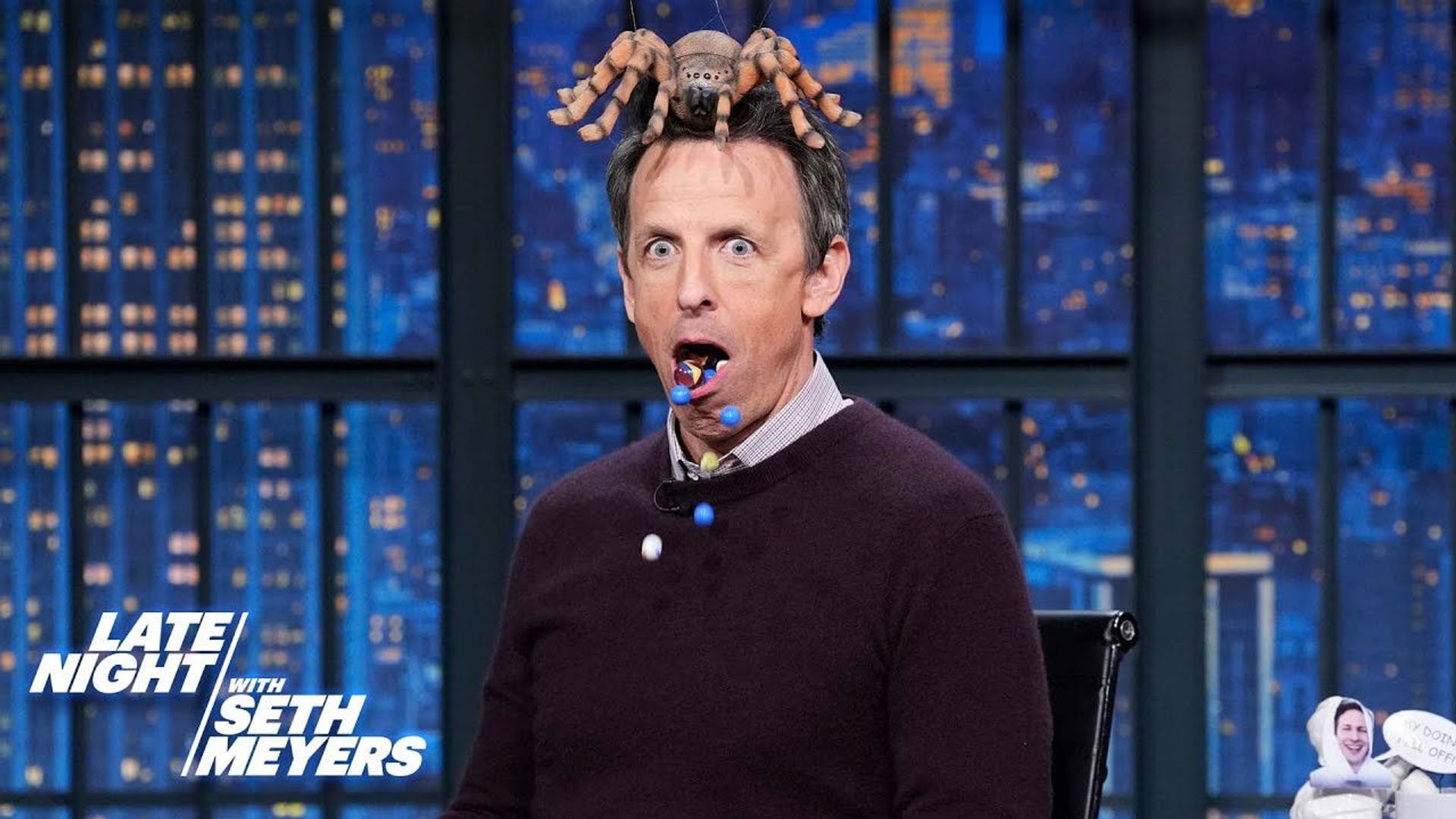 Late Night with Seth Meyers: Corrections" background
