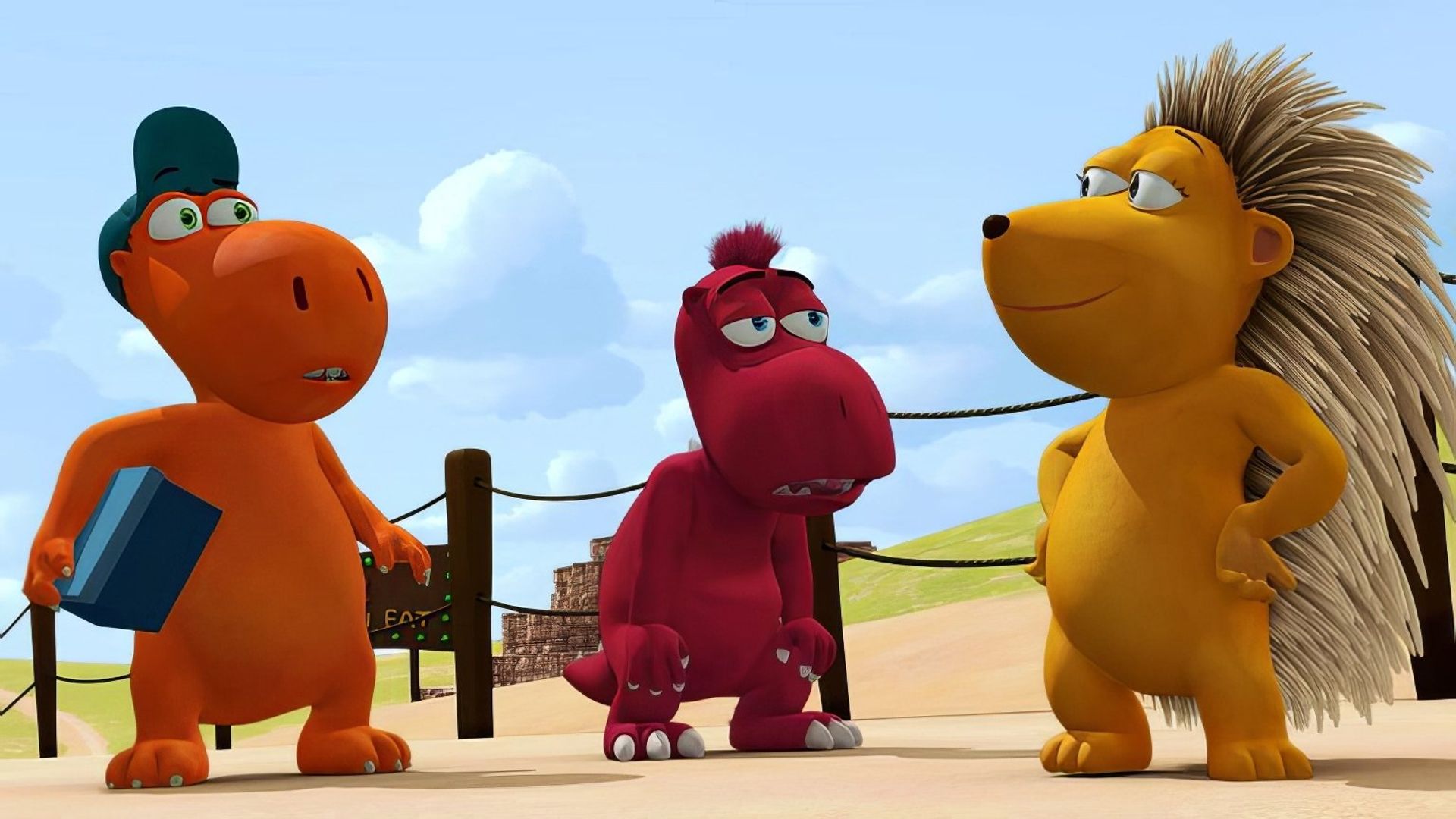 Der kleine Drache Kokosnuss background