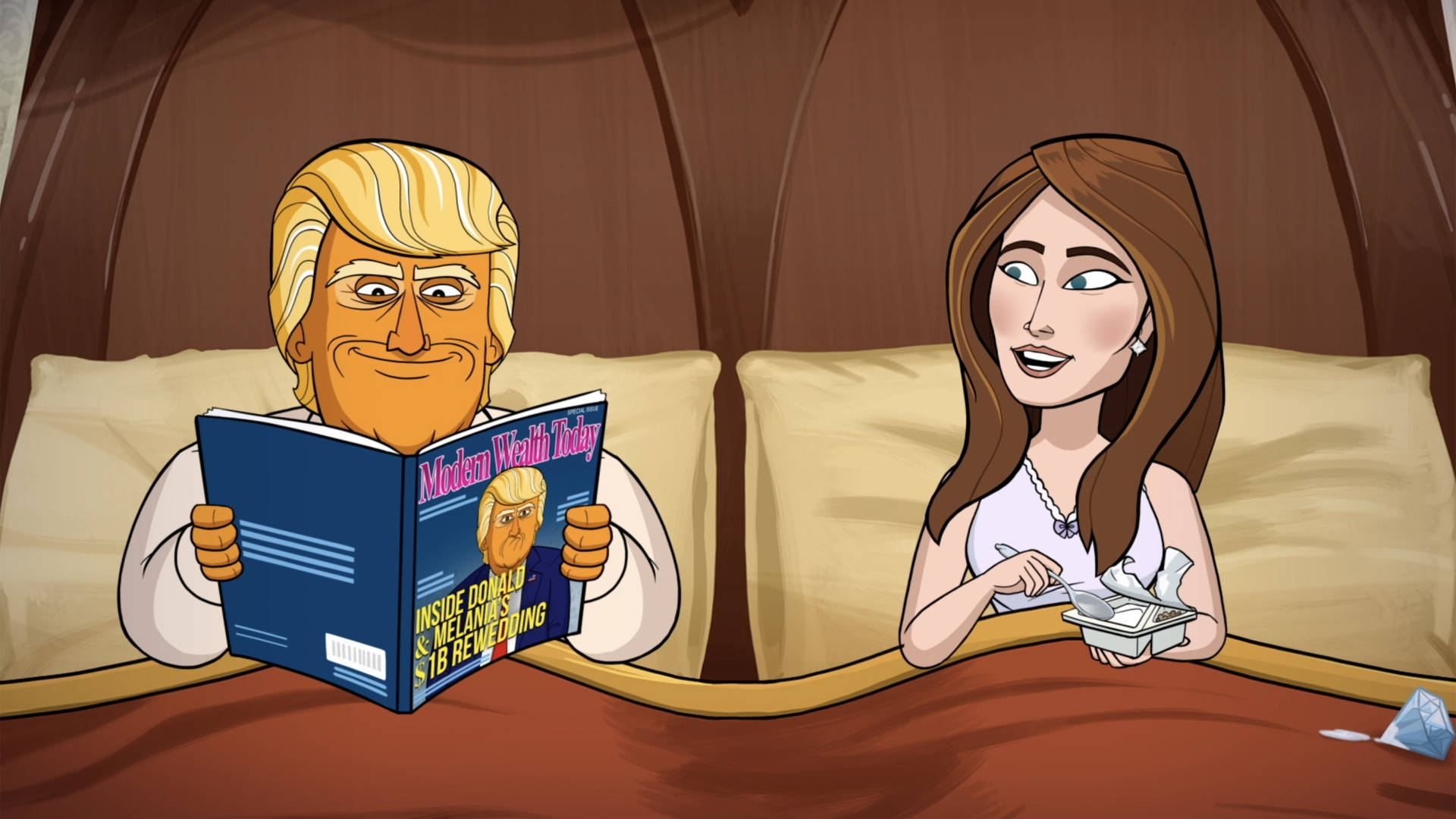 Our Cartoon President background