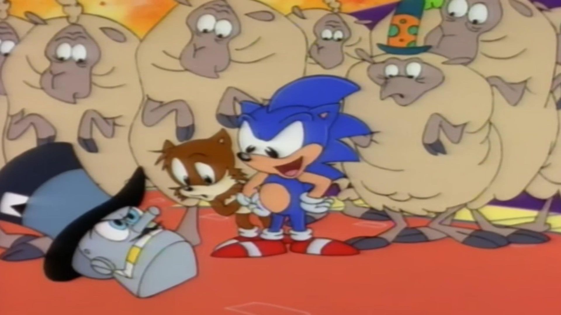 Adventures of Sonic the Hedgehog background