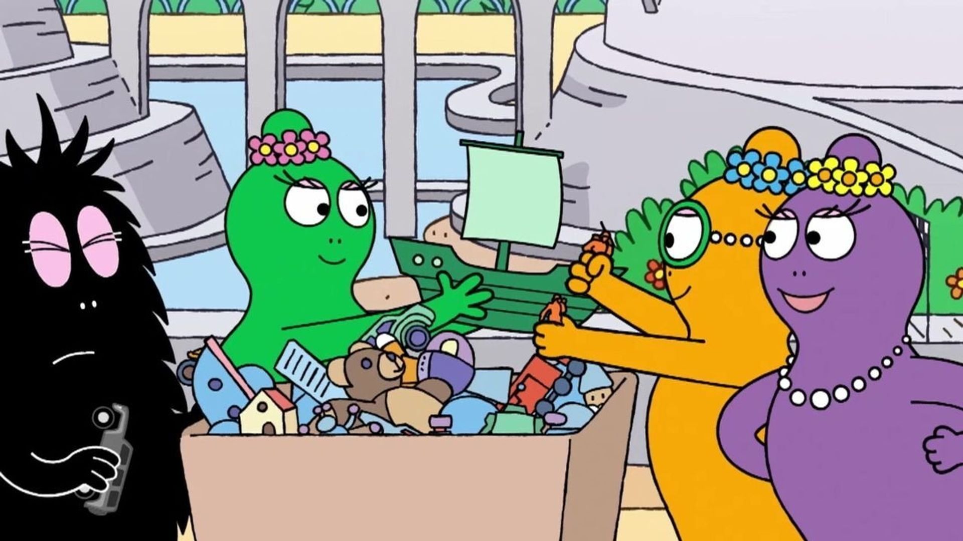 Barbapapa - One Big Happy Family background