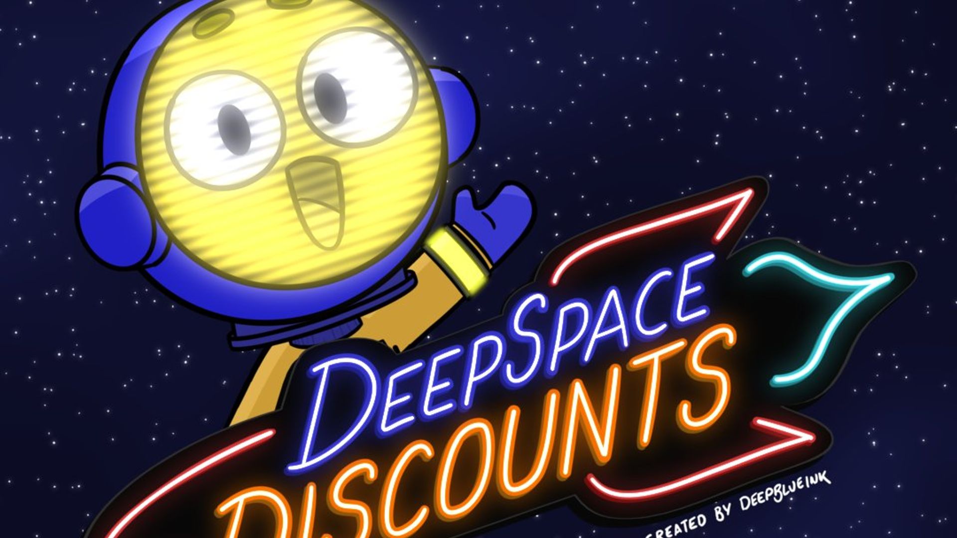 Deep Space Discounts background