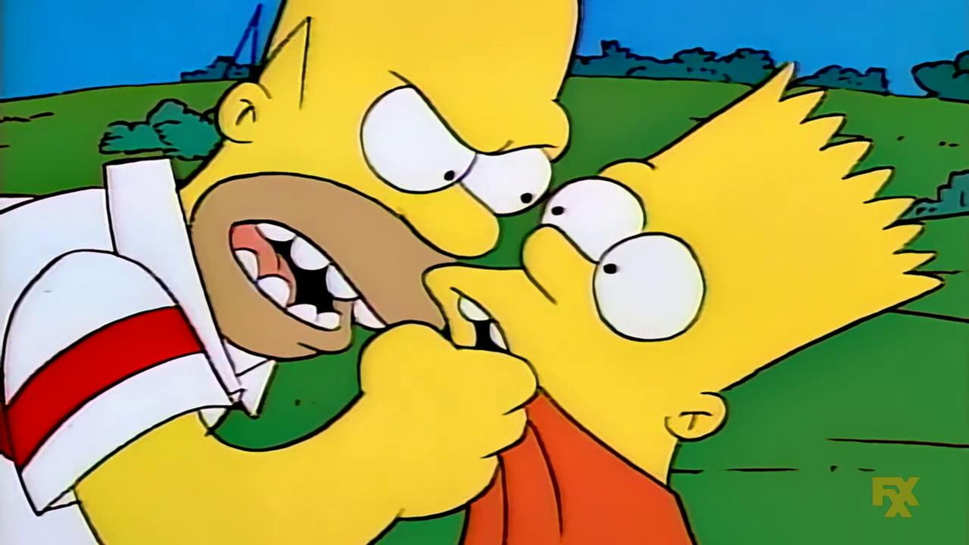 The Simpsons background