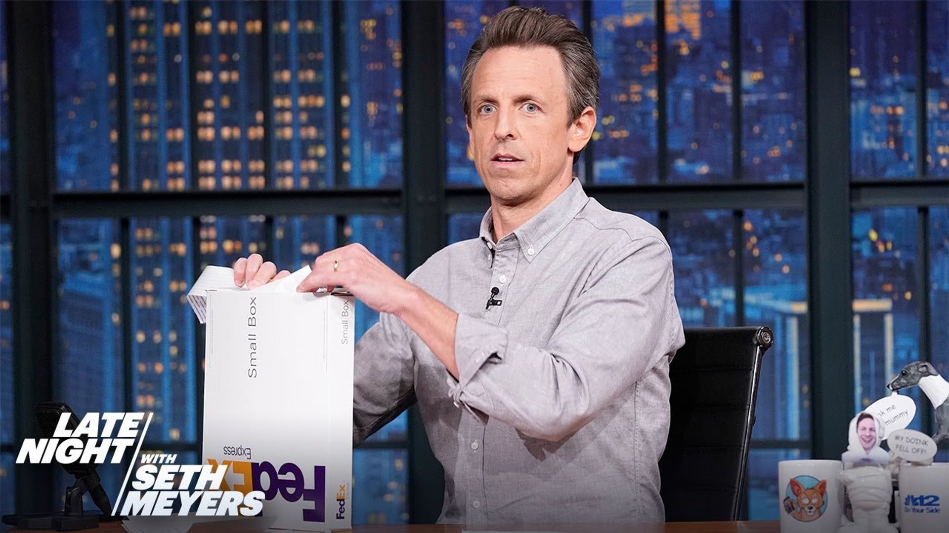 Late Night with Seth Meyers: Corrections" background