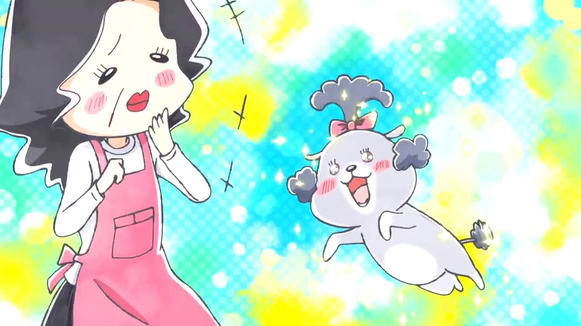 Inu to Neko Docchi mo Katteru to Mainichi Tanoshii background