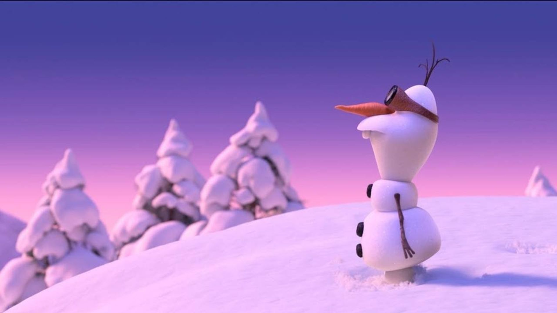 At Home with Olaf background