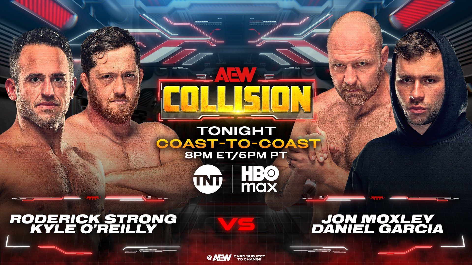 AEW Collision background