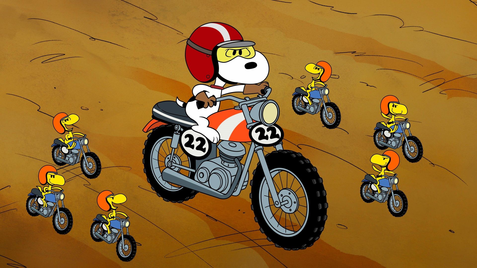 The Snoopy Show background