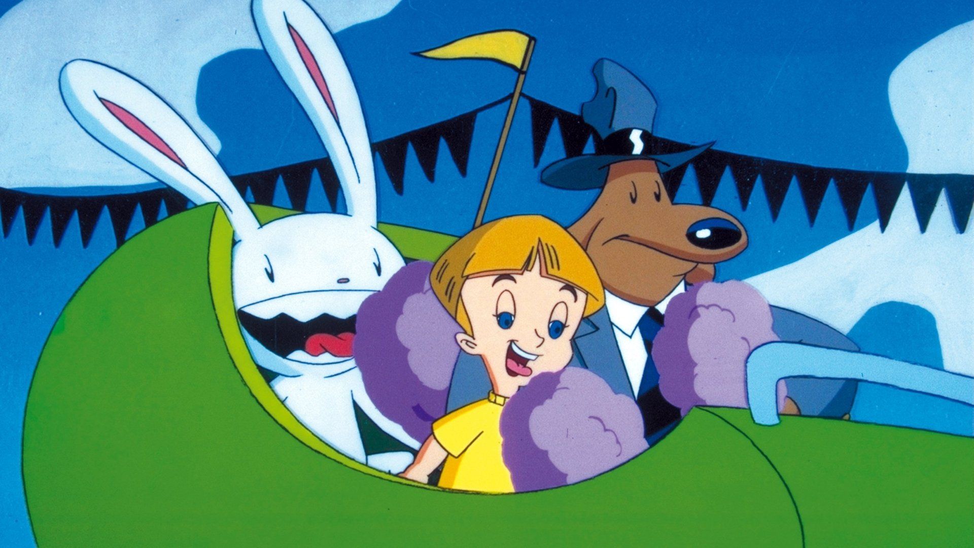 The Adventures of Sam & Max: Freelance Police background