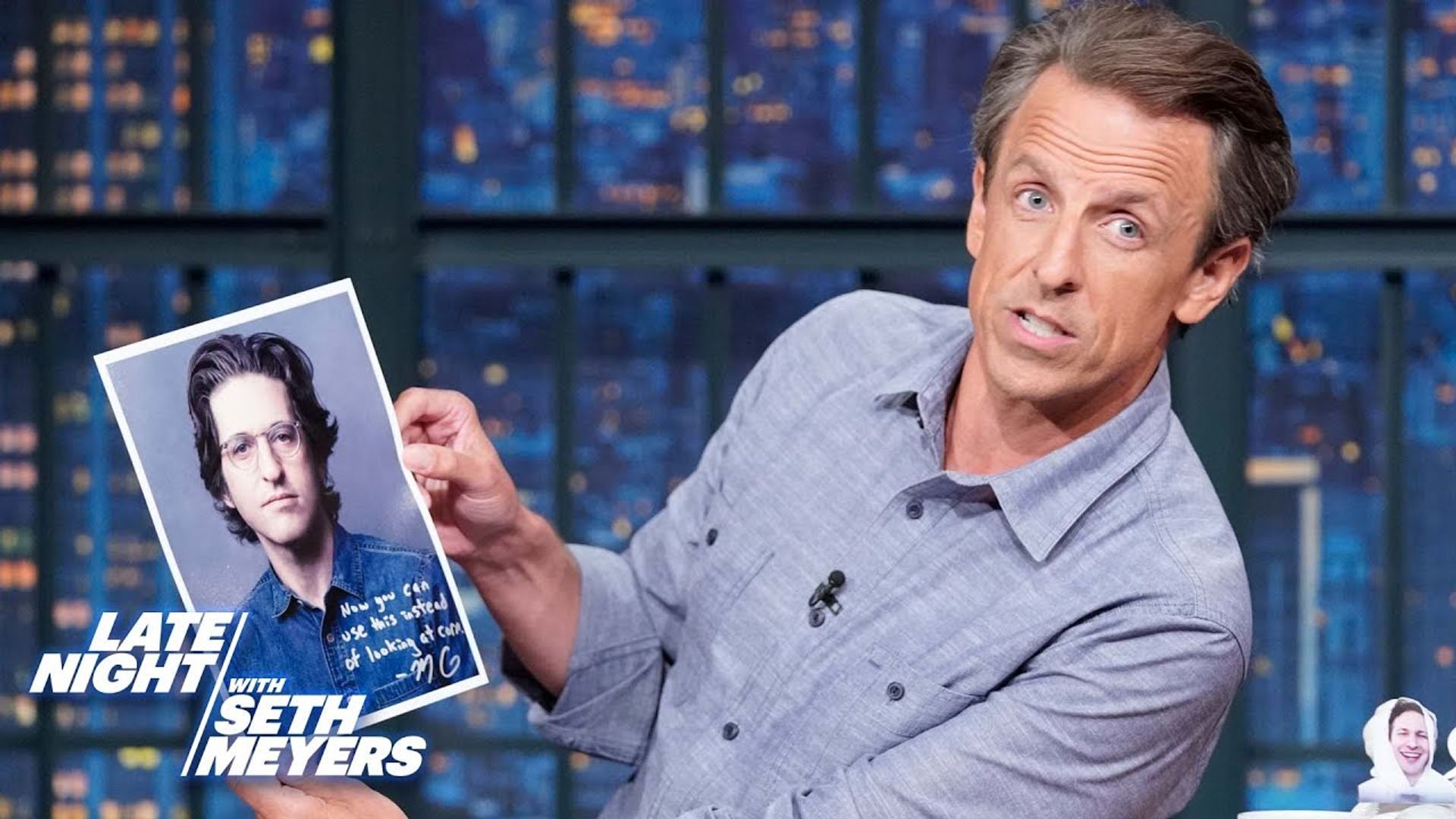 Late Night with Seth Meyers: Corrections" background