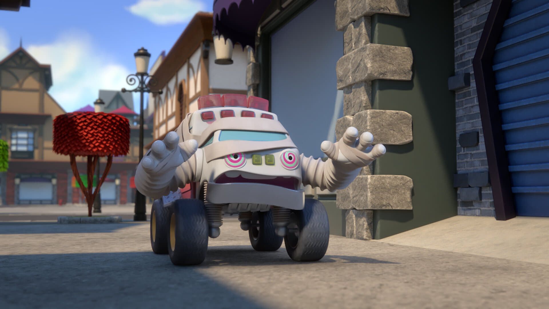 Mighty MonsterWheelies background