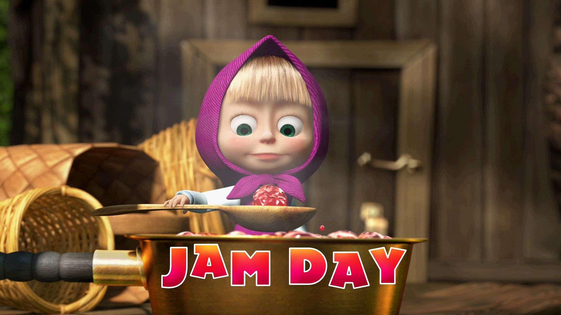 Masha and the Bear background