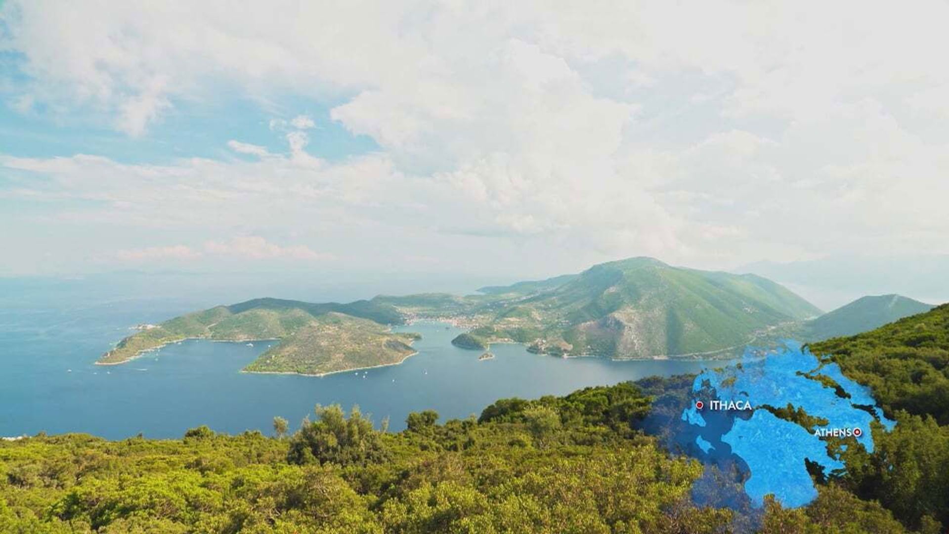 Peter Andre's Greek Odyssey background