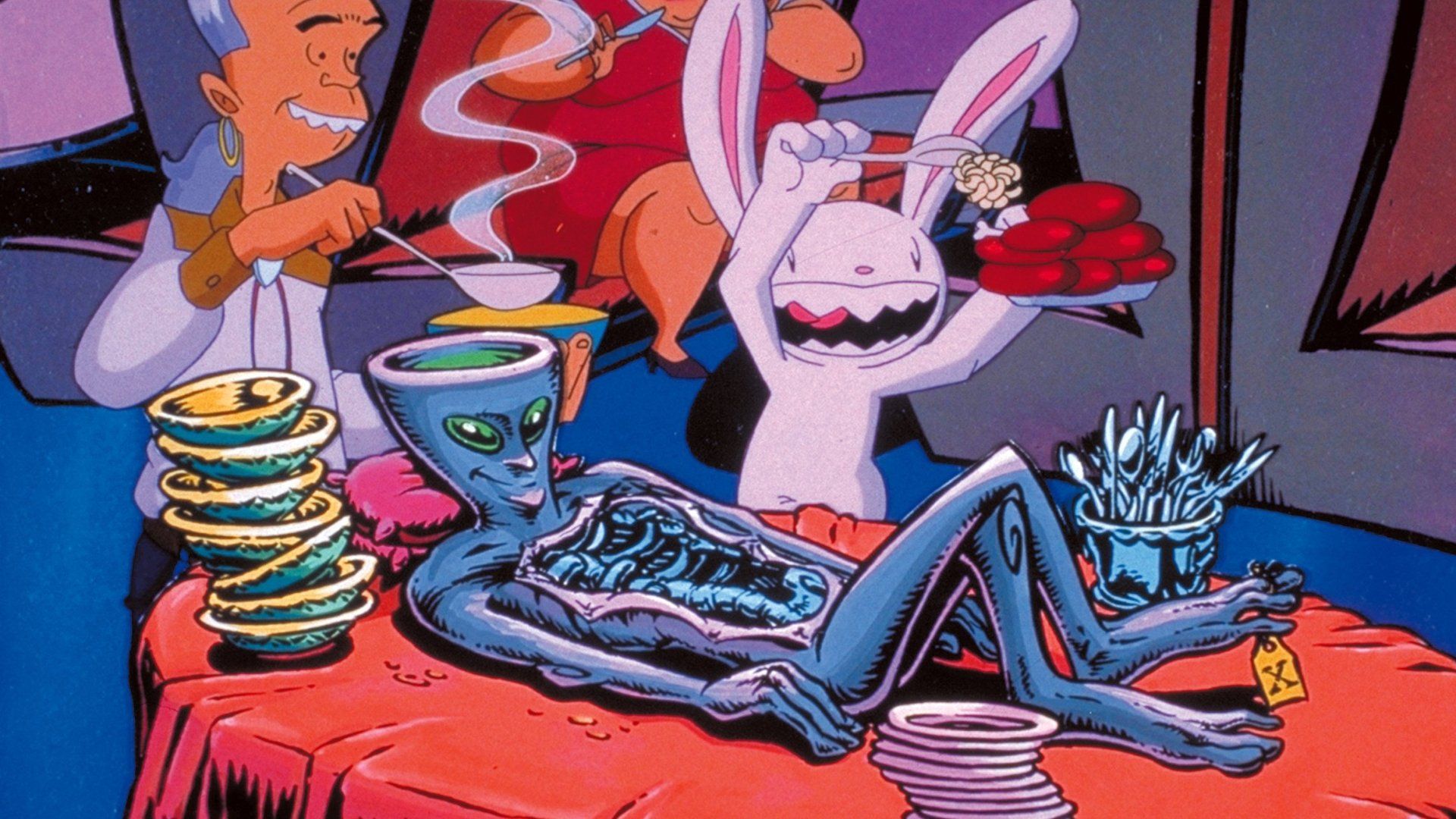 The Adventures of Sam & Max: Freelance Police background