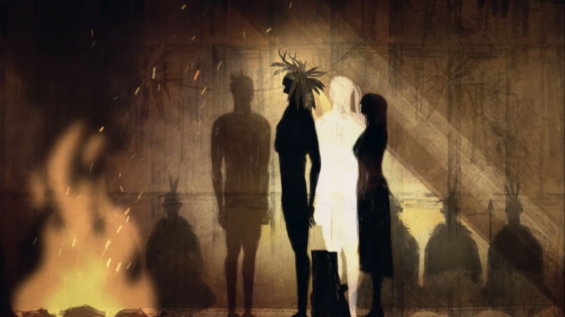 Native America background