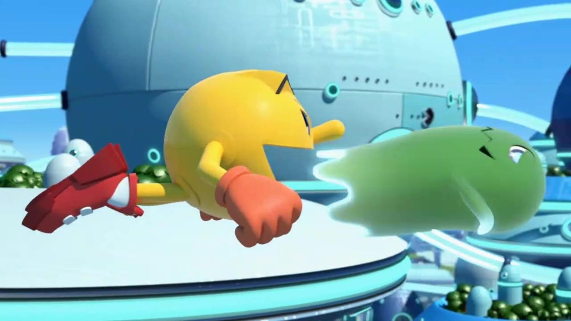 Pac-Man y las aventuras fantasmales background