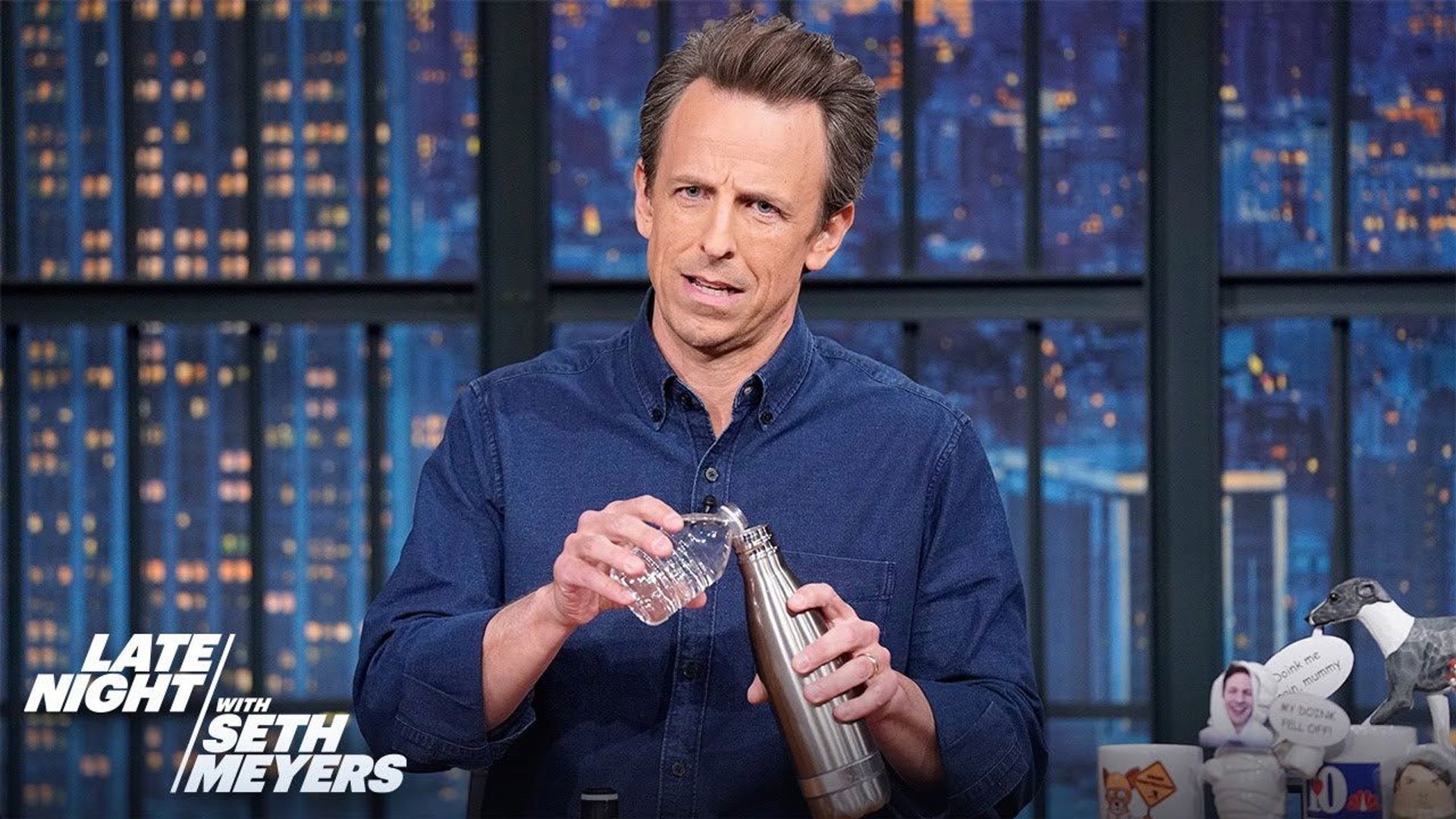 Late Night with Seth Meyers: Corrections" background