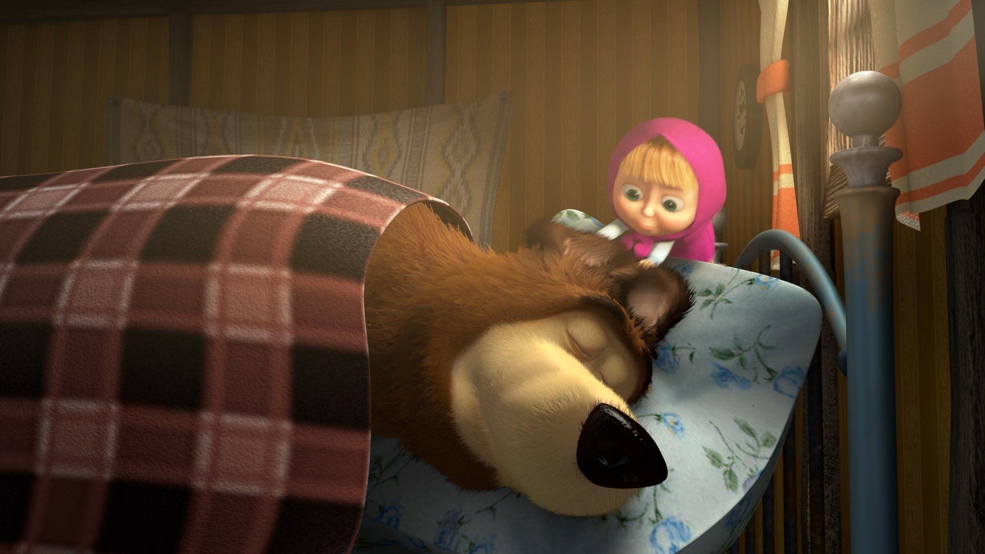 Masha and the Bear background
