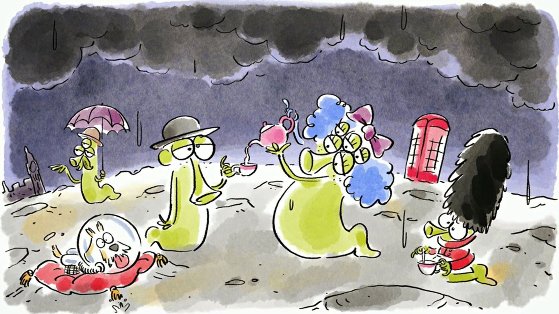 Tu mourras moins bête background