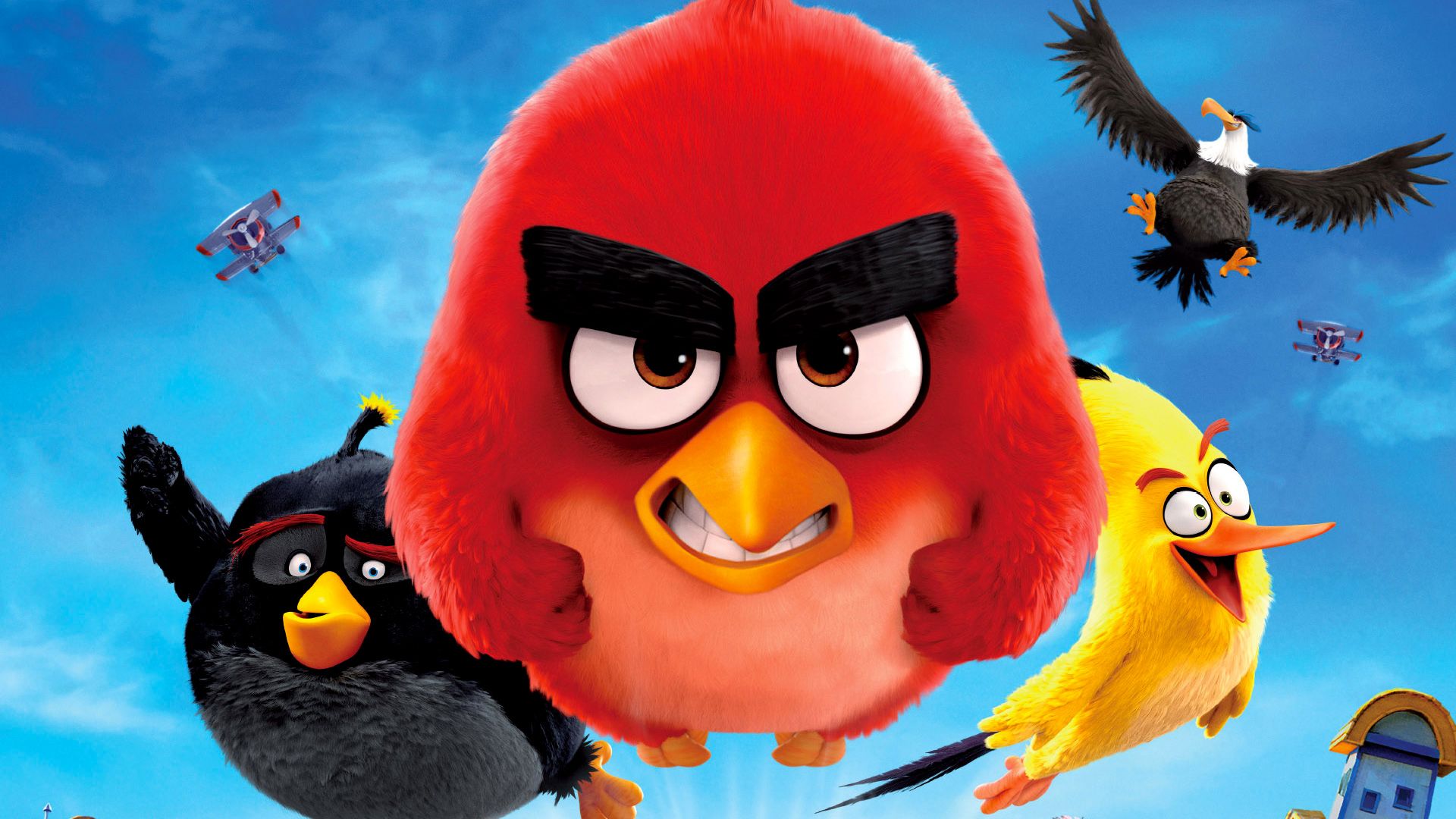 The Angry Birds background