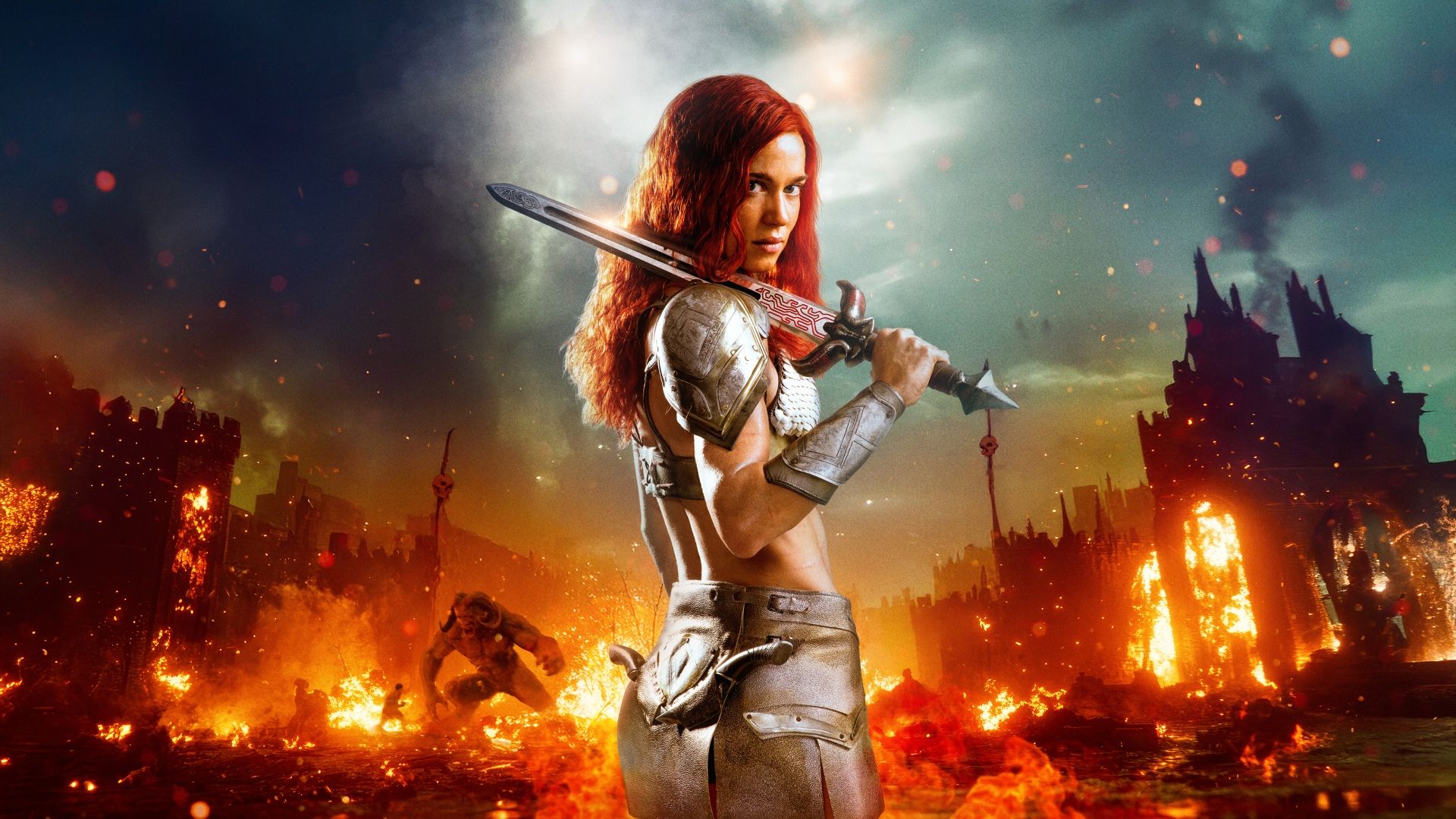 Red Sonja background