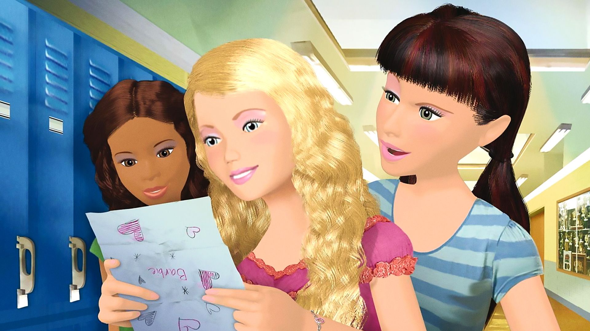 Barbie Diaries background