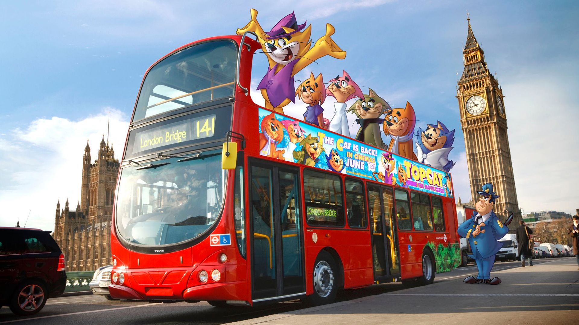 Top Cat background