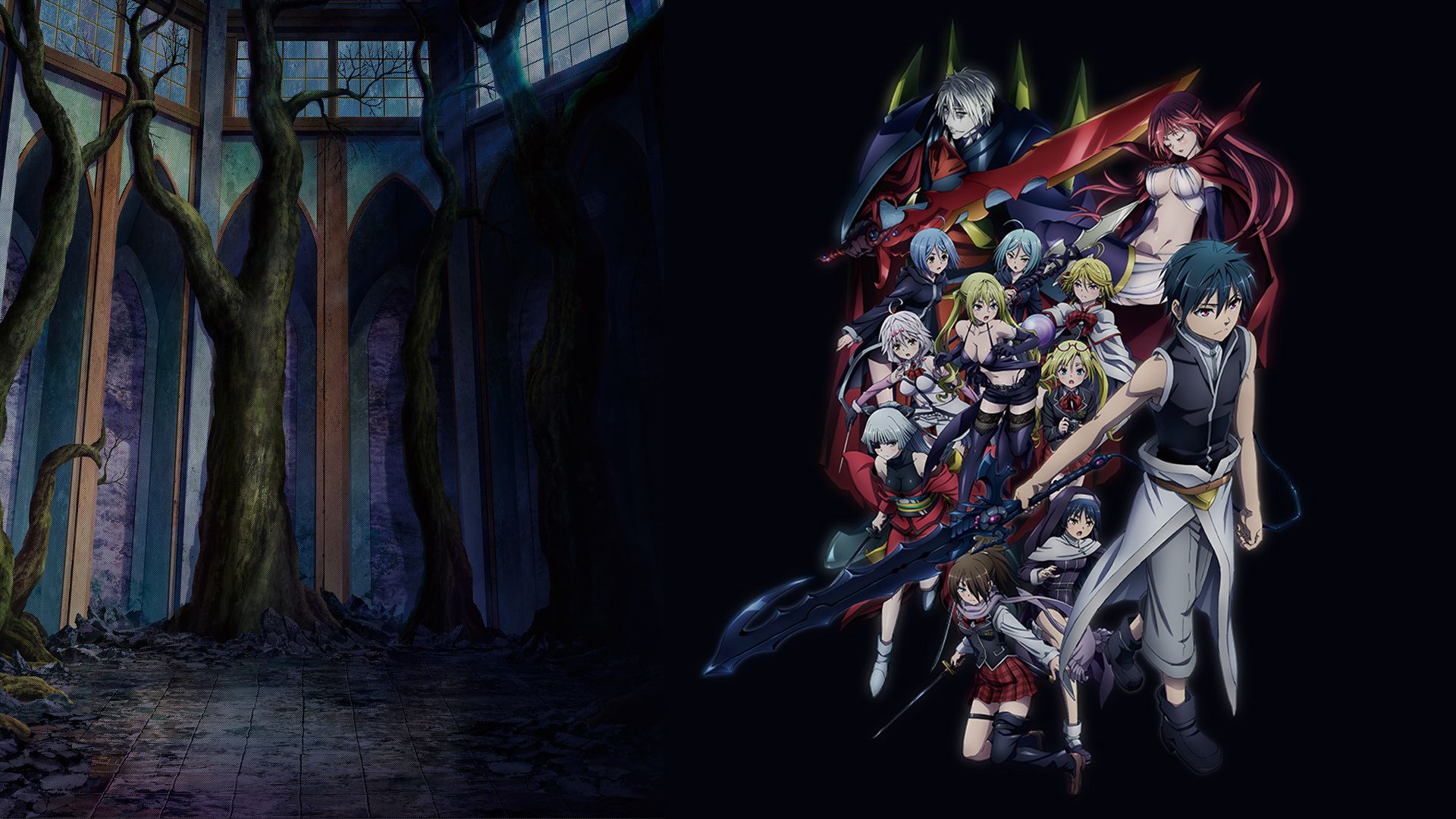 Trinity Seven The Movie 2: Heavens Library & Crimson Lord background