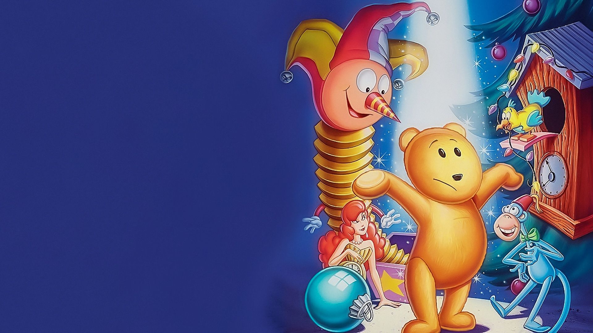 The Tangerine Bear: Home in Time for Christmas! background