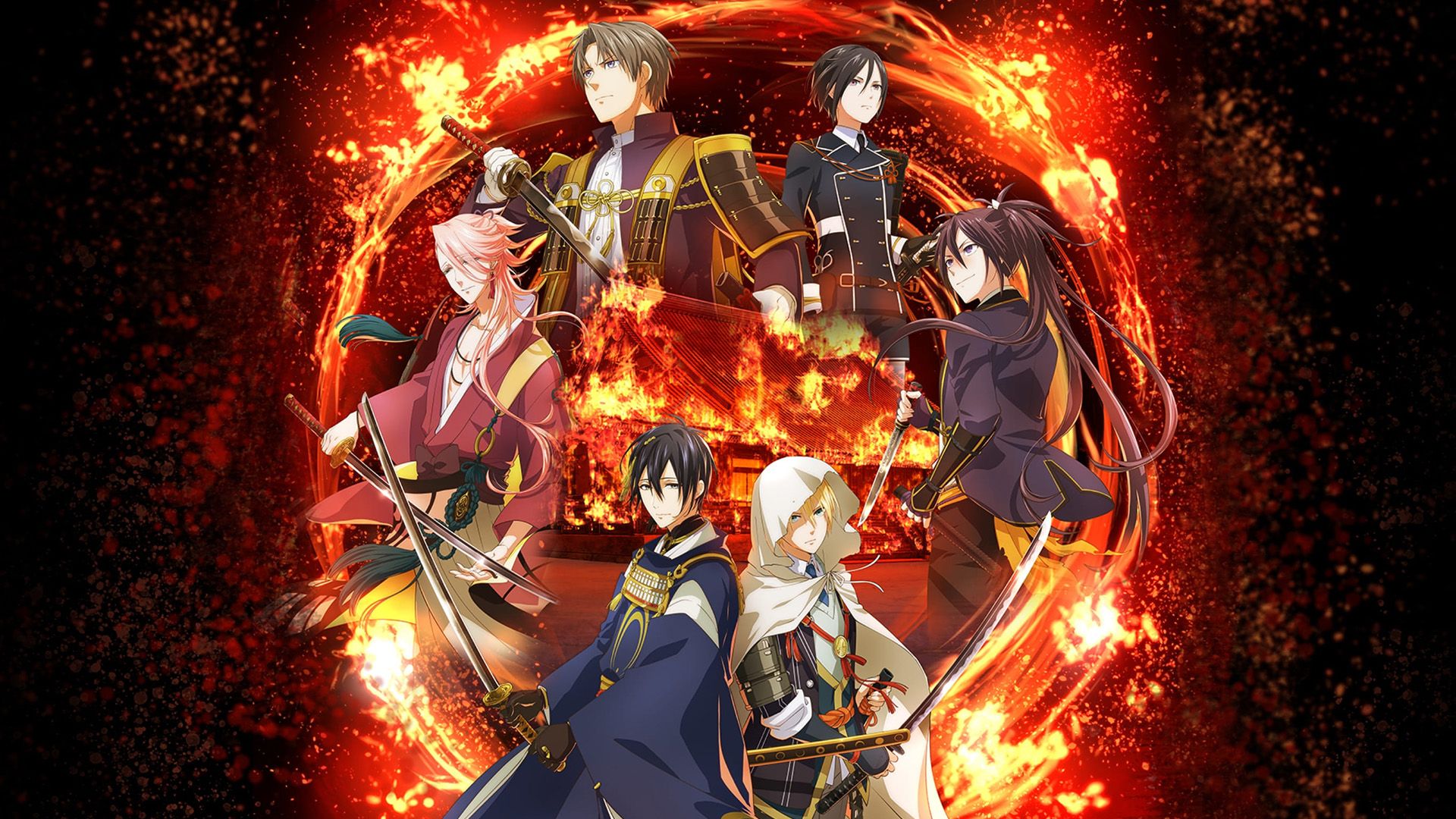 Touken Ranbu Kai: Kyoden Moyuru Honnouji background