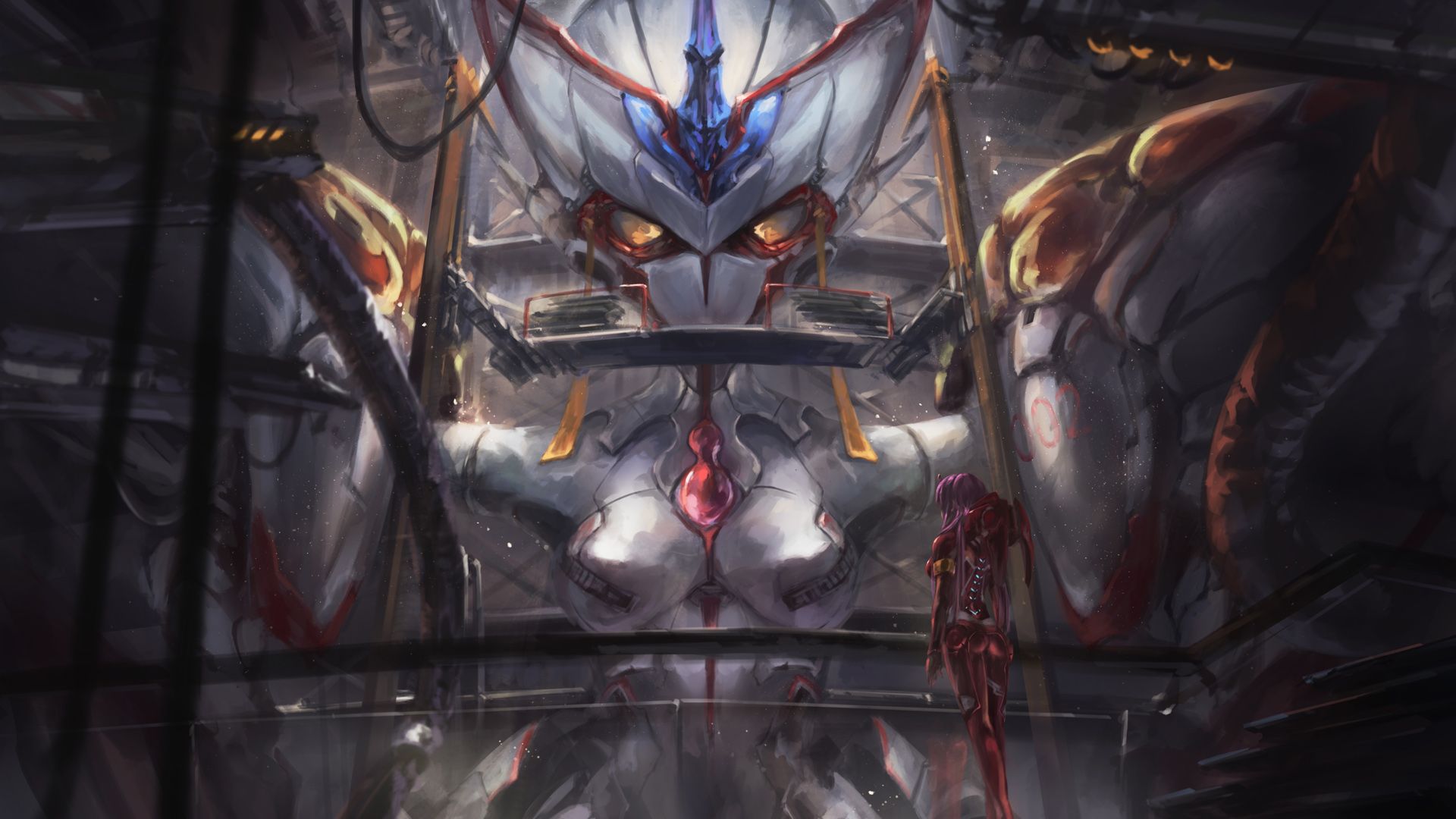 Darling in the Franxx background