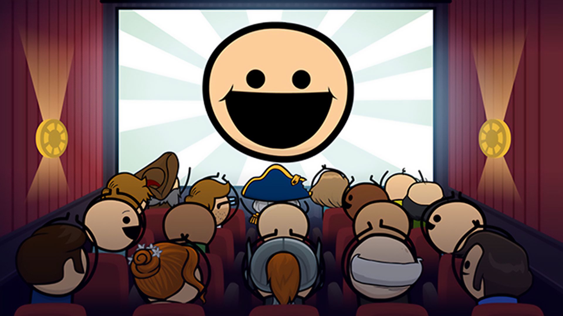 The Cyanide & Happiness Show background