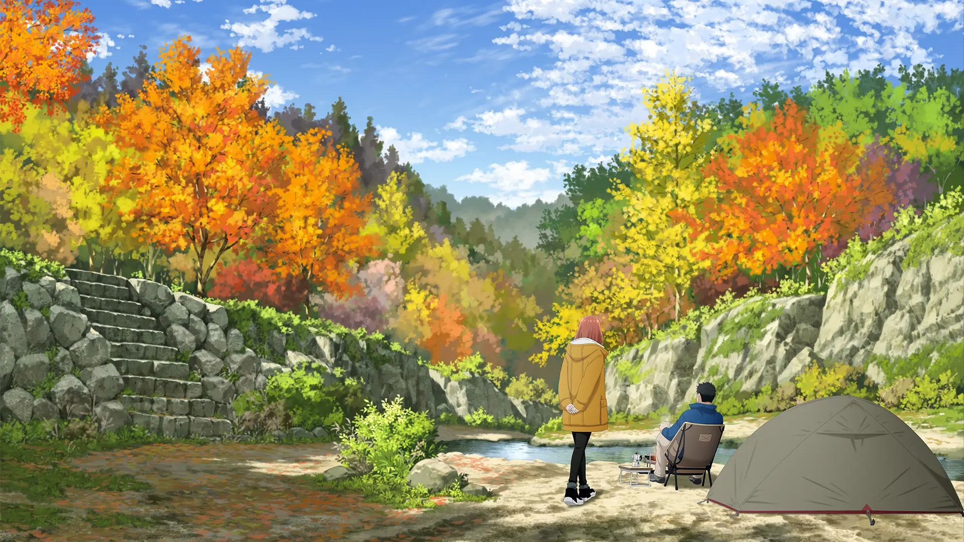 Solo Camping for Two background