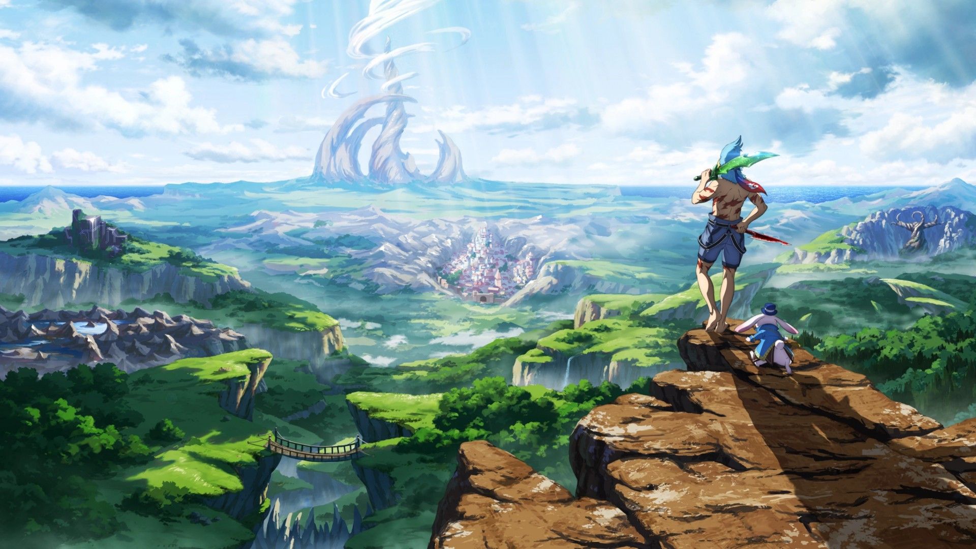 Shangri-La Frontier background