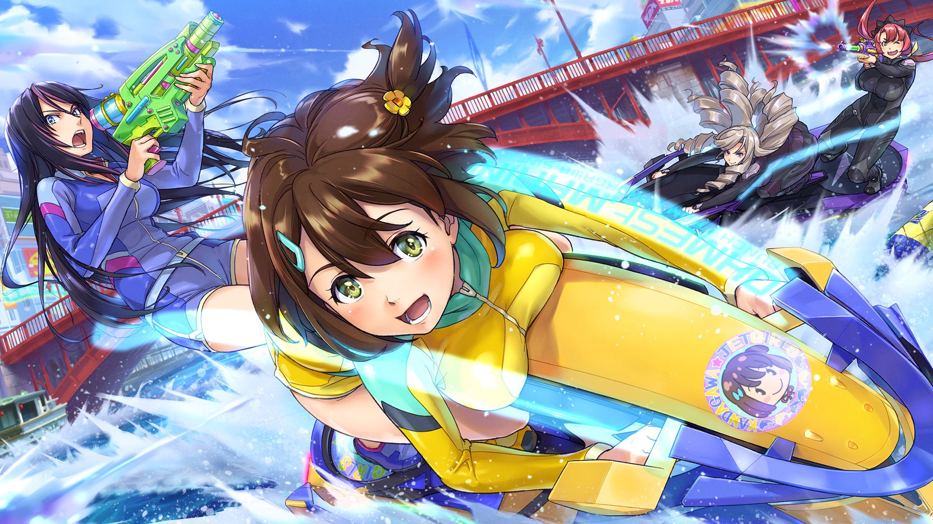 Kandagawa Jet Girls background