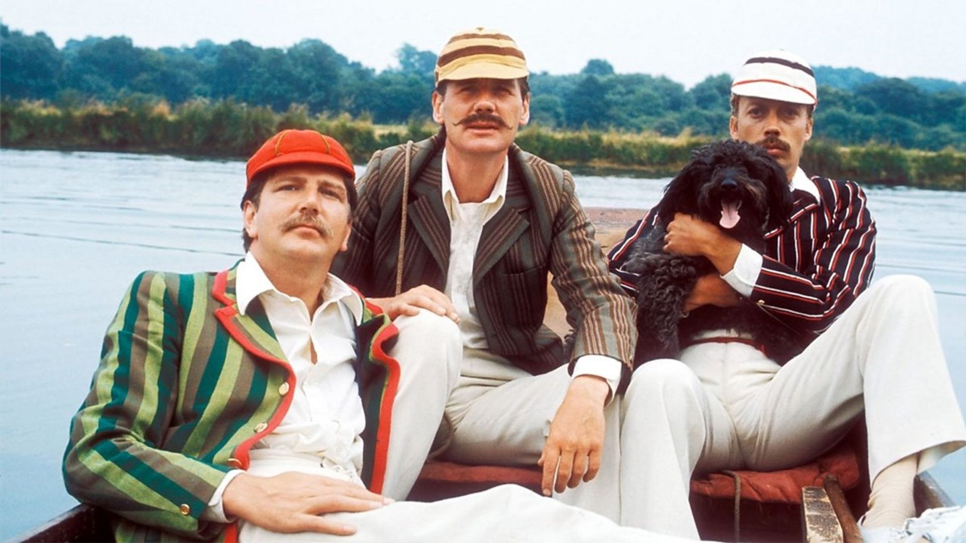 Three Men in a Boat background
