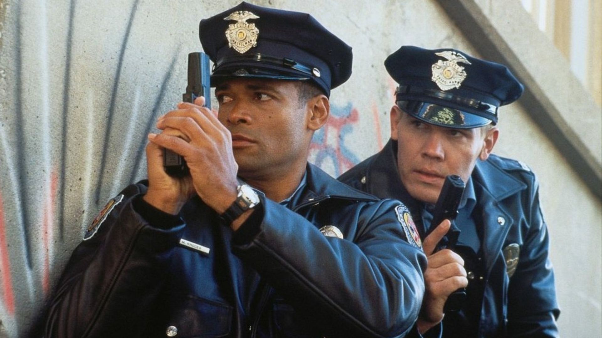 Gang in Blue background