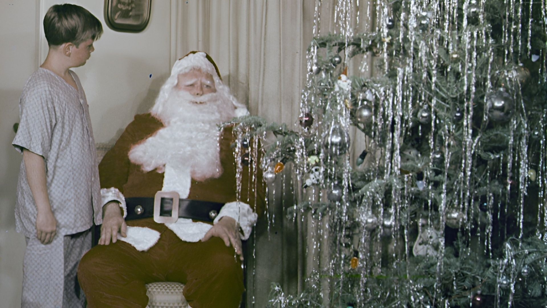 Magic Christmas Tree background