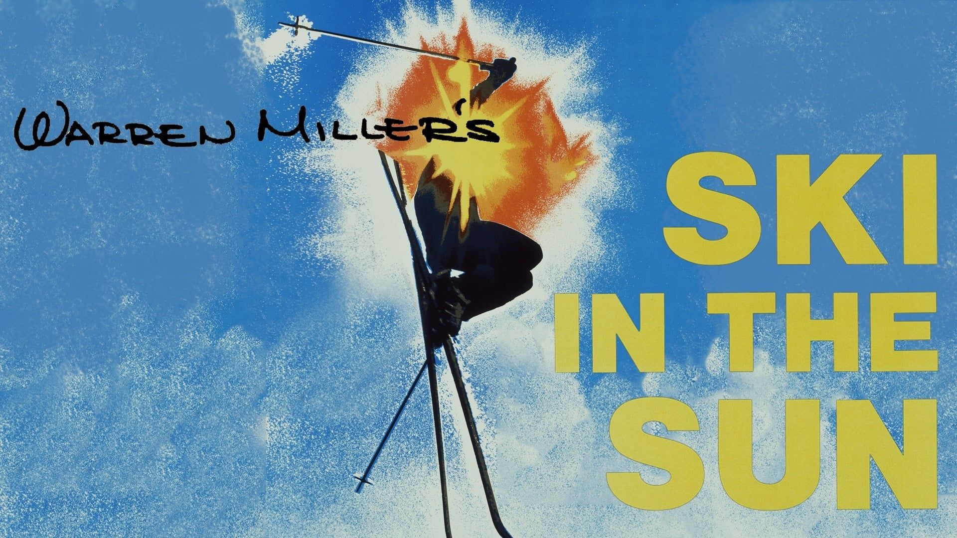 Ski in the Sun background