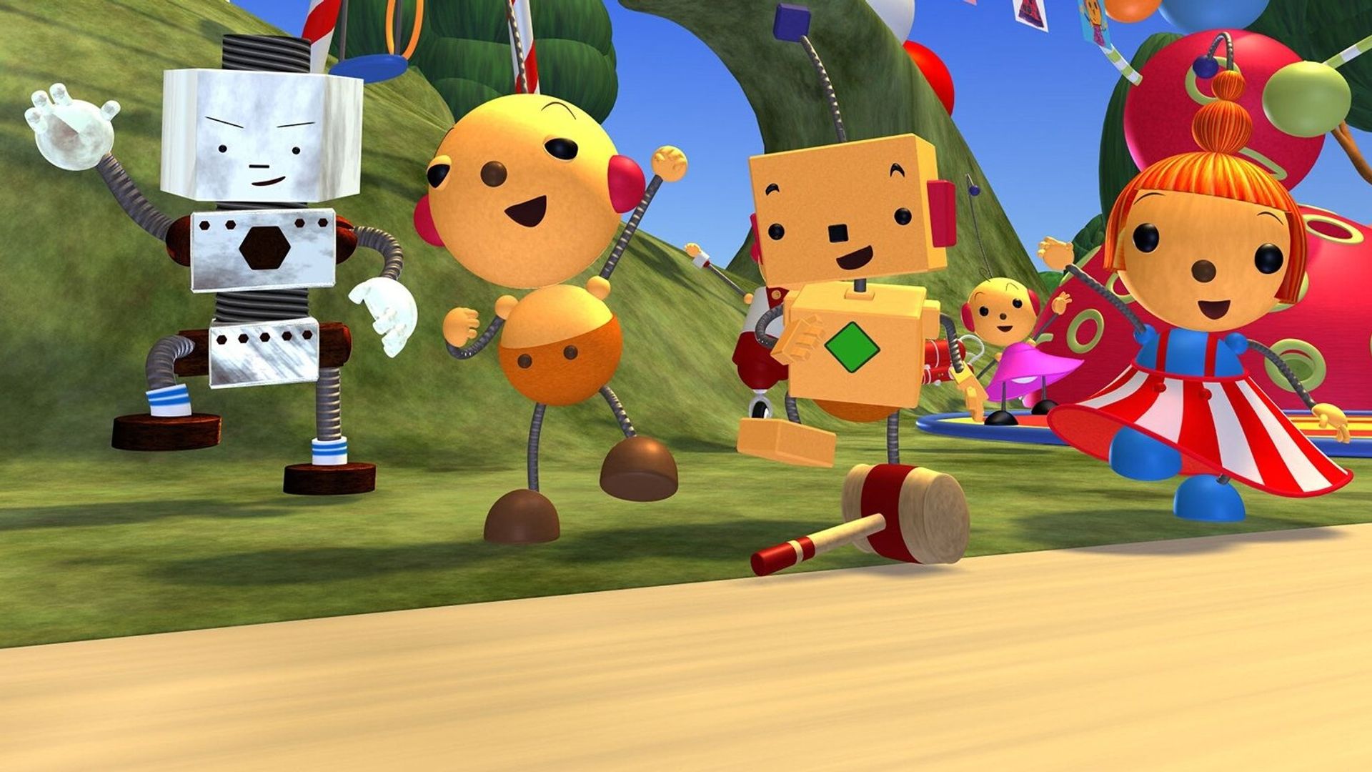 Rolie Polie Olie: The Great Defender of Fun background